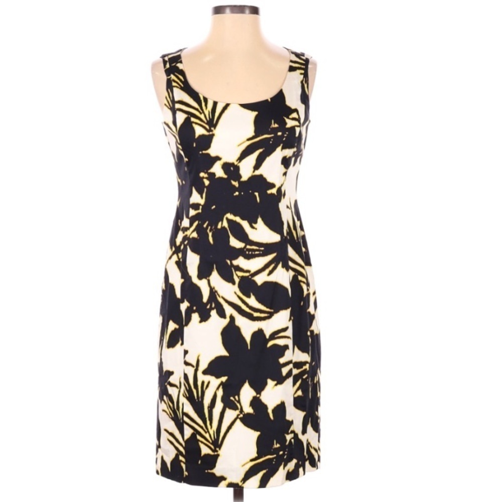 Ann Taylor Floral Print Sleeveless Sheath Dress